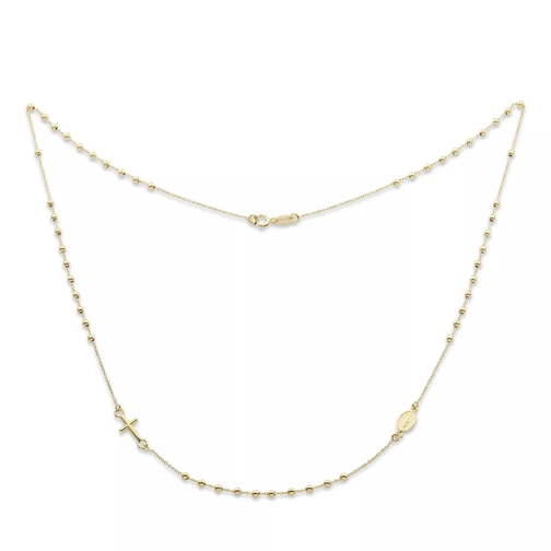 BELORO 9KT (375) Rosary Necklace Medium Necklace