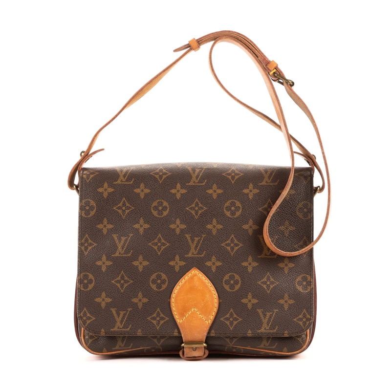 Louis Vuitton Crossbody Bag Cartouchiere GM braun