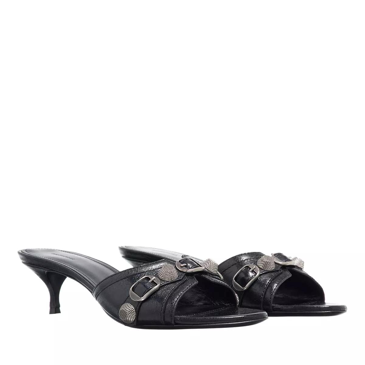 Balenciaga Cagole 50MM Sandal Black Mule