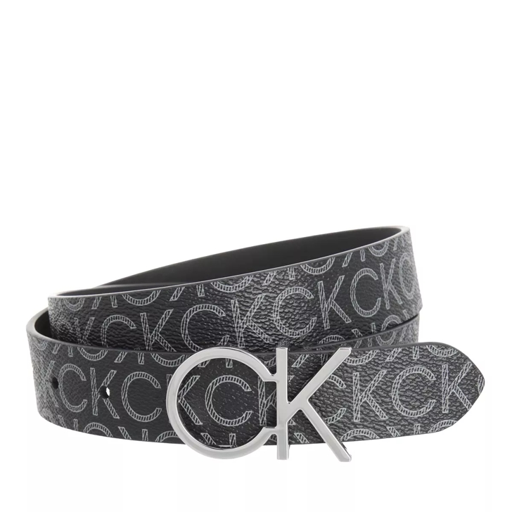 Calvin Klein Re-Lock Mono Mono Logo | Belt 30mm Gürtel Black Dünner
