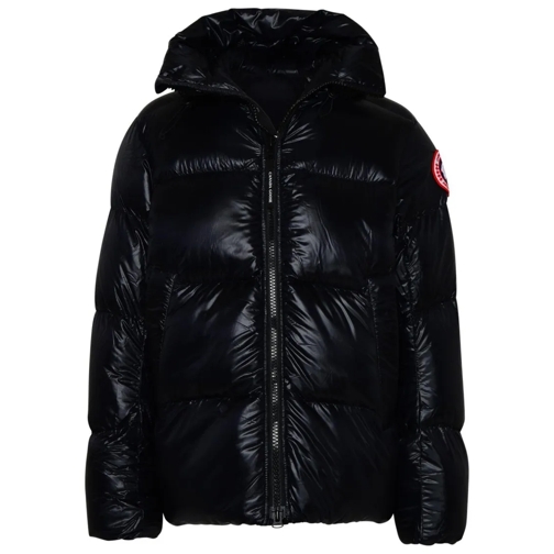 Canada Goose Black Nylon Crofton Jacket Black Piumini