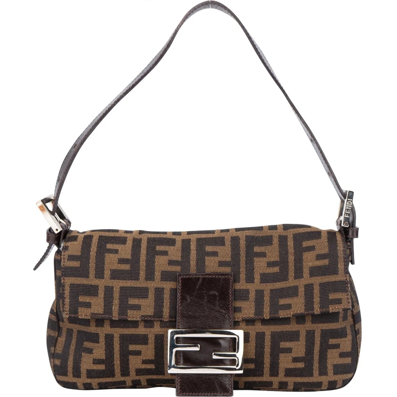 Fendi Schultertasche Fendi FF Monogram Baguette Handbag mehrfarbig