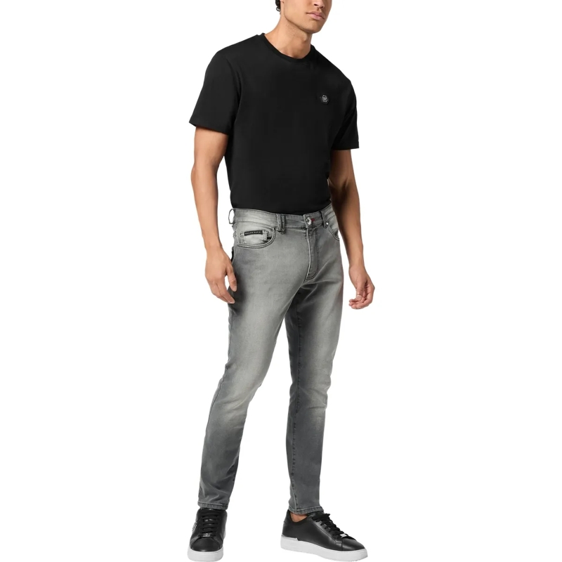 Philipp Plein Skinny-Leg-Jeans Skinny hell-grau(Image 4)