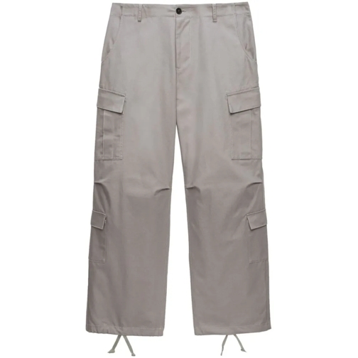 MSGM  Grey Cargo Trousers Grey