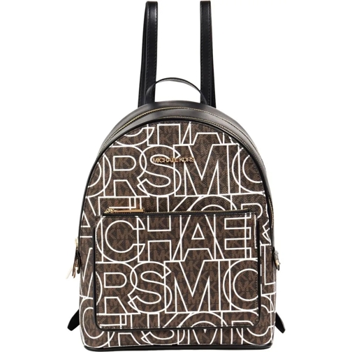 MICHAEL Michael Kors Rugzak Adina Monogram Logo Backpack schwarz