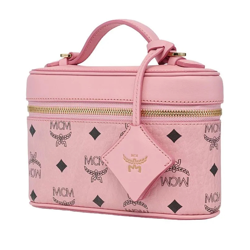 MCM Sac à bandoulière Aren Vi Lthr Mix Crossbody Mni, One Size Soft Pink(Image 6)