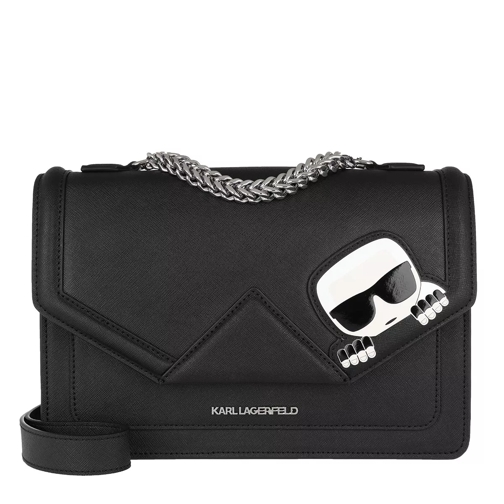 Karl Lagerfeld Ikonik Kklassik Shoulder Bag Black Crossbody Bag