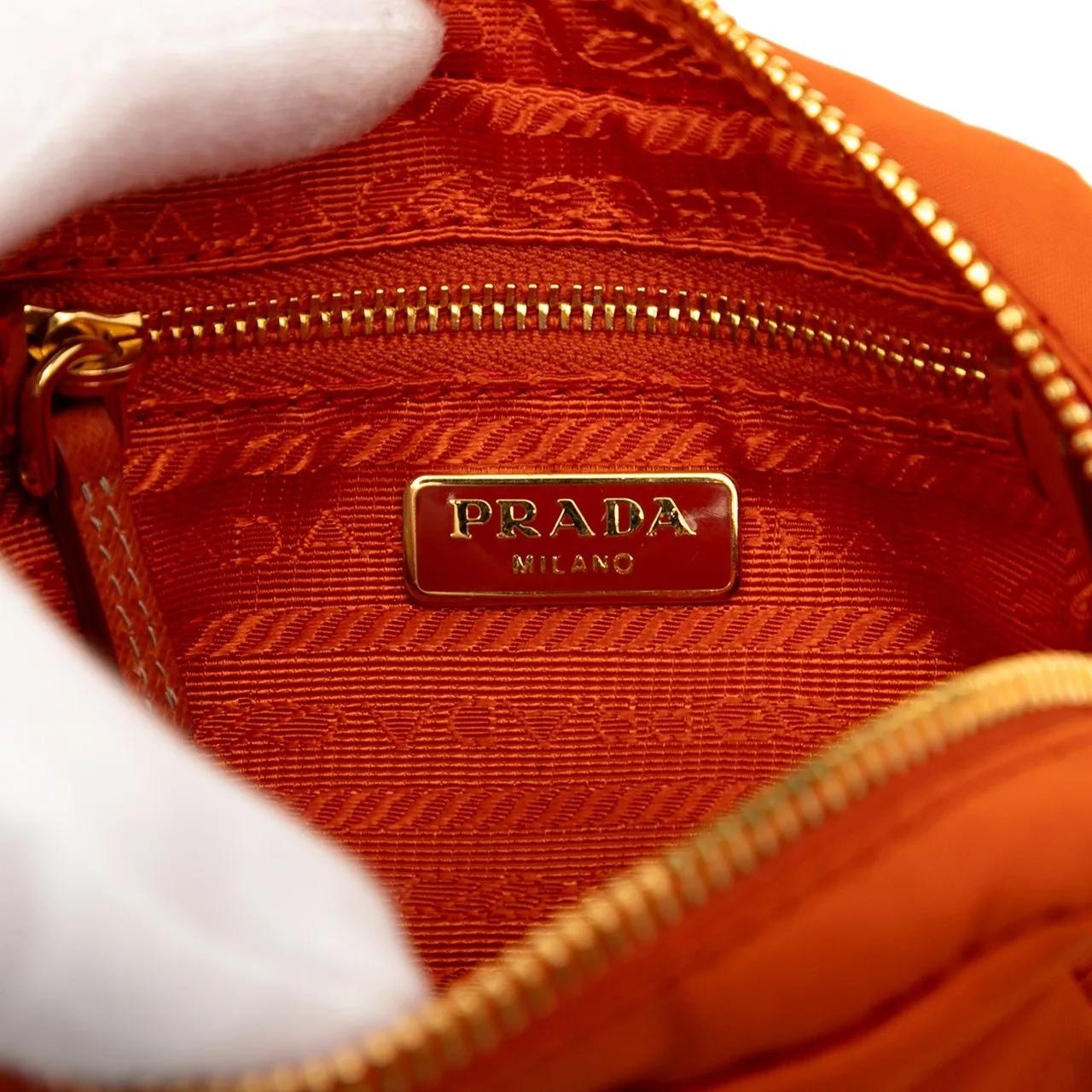 Thumbnail - Prada Kosmetiktaschen - Tessuto Cosmetic Pouch - Gr. unisize - in Orange - für Damen