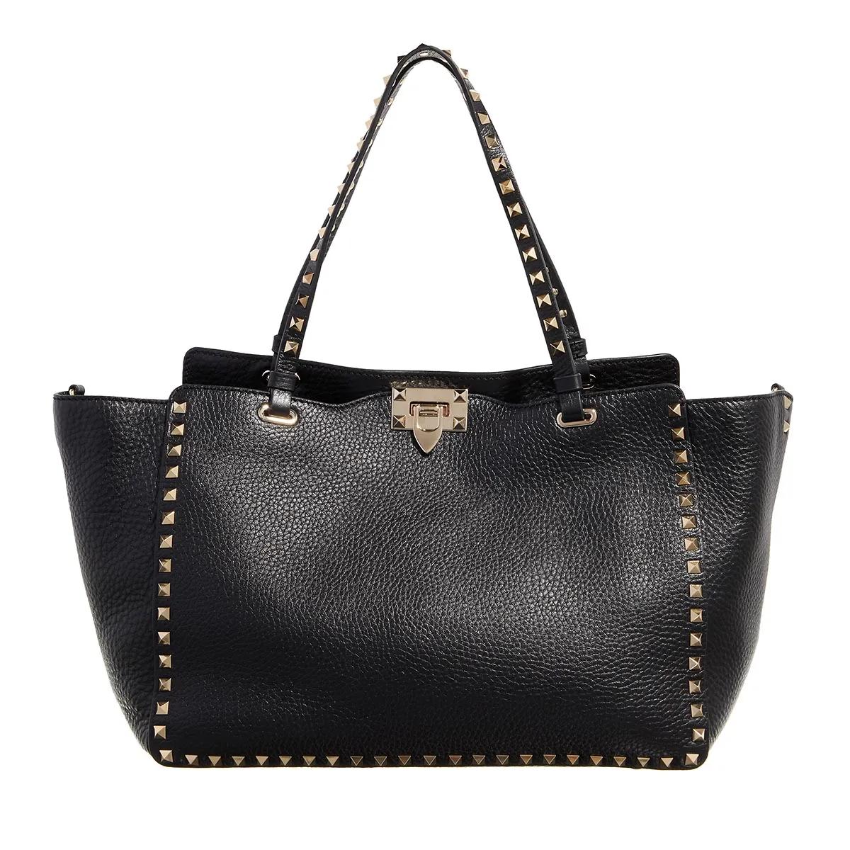 Valentino Garavani Shopper - Medium Tote Rockstud - Gr. unisize - in Schwarz - für Damen