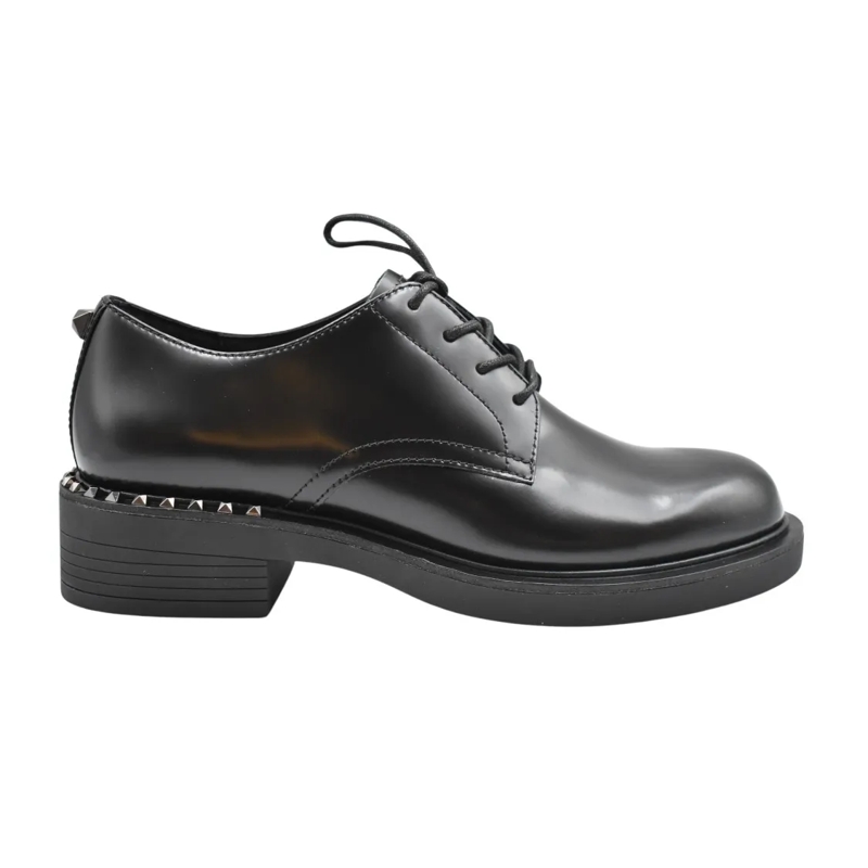 Ash Chaussures à lacets Lace-Up Flat Shoes With Design And Fit Black