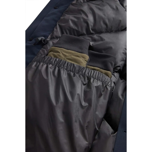 Woolrich Vestes en duvet Heavy GTX Parka Melton Blue blau (Image 2)