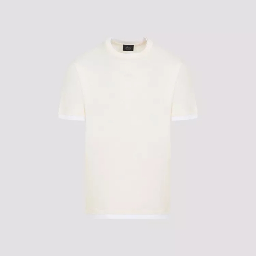 Brioni Ice White Cotton T-Shirt White 