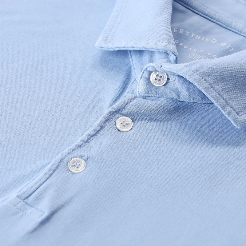 Fedeli Polo Poloshirt Zero blau(Image 6)