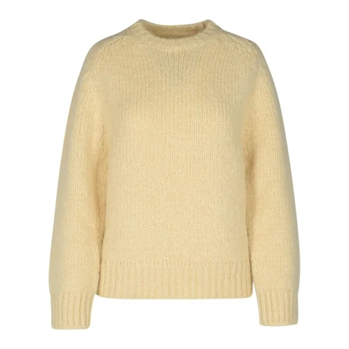 Jil Sander  Cream Mohair Blend Sweater Neutrals