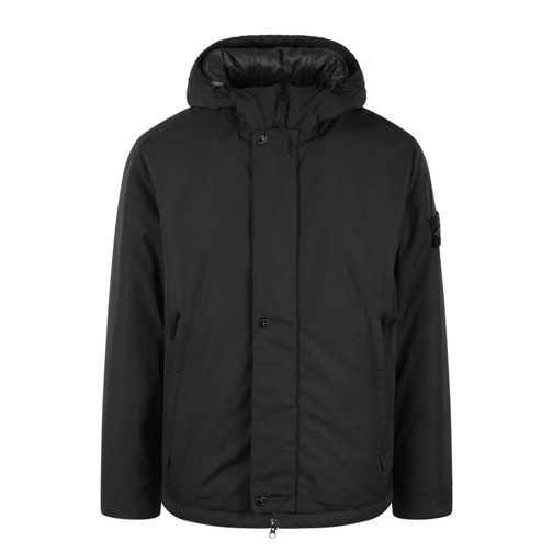 Stone Island Micro Will Hooded Padded Jacket Black Donzen jassen