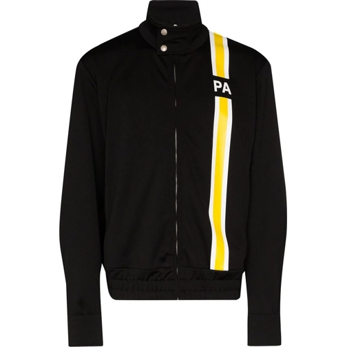 Palm Angels Vestes en duvet Monogram Logo Track Jacket schwarz