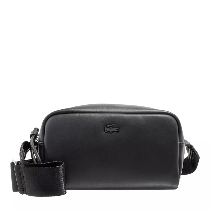 Lacoste black sling bag hot sale