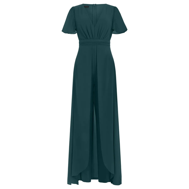 Apart Jumpsuit Chiffonoverall grün