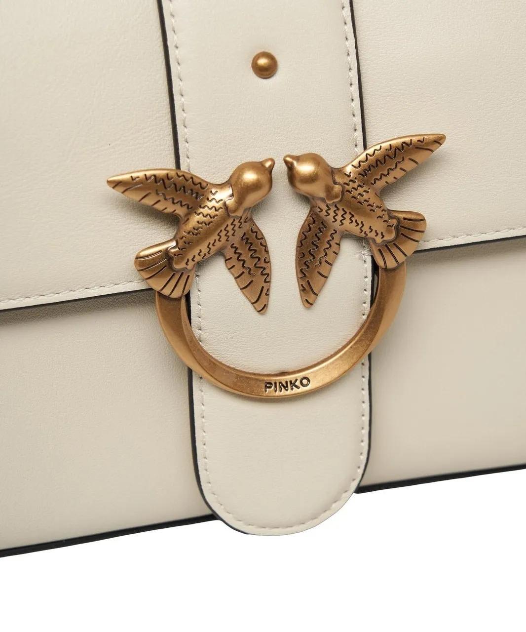 pinko Crossbody bags Crossbody bag 'Love One Classic' in wit