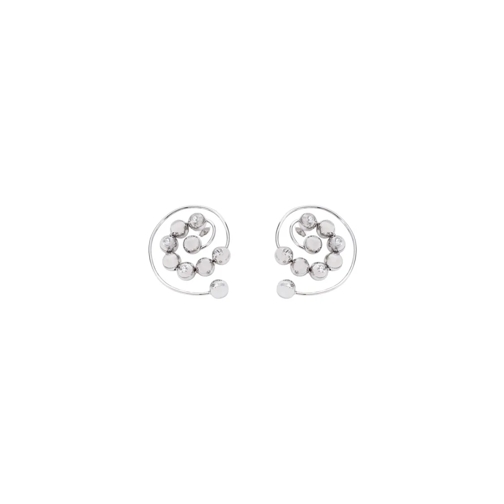 Jean Paul Gaultier Clou d'oreille Spiral Silver Spiral Earrings Silver