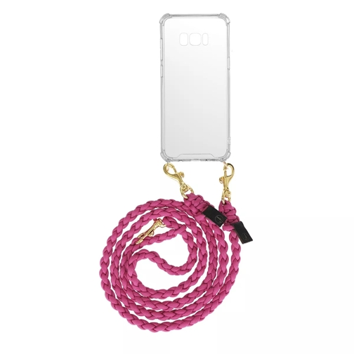 fashionette Smartphone Galaxy S8 Plus Necklace Braided Berry Portacellulare a borsetta