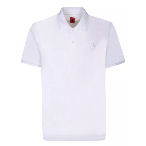 Ferrari Short Sleeves Polo Shirt White 