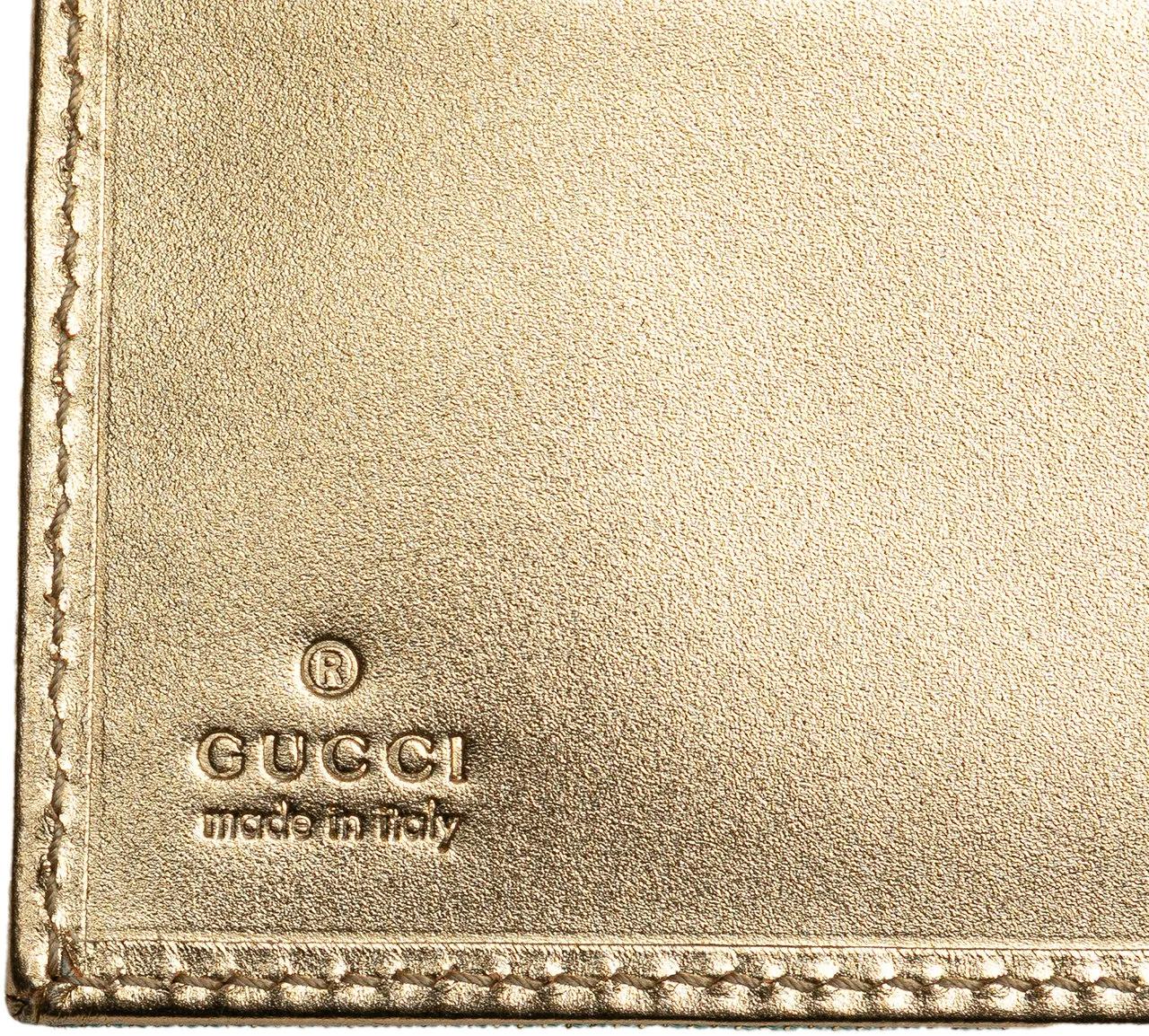 Thumbnail - Gucci Portemonnaie - Canvas Jackie Small Wallet - Gr. unisize - in Grün - für Damen
