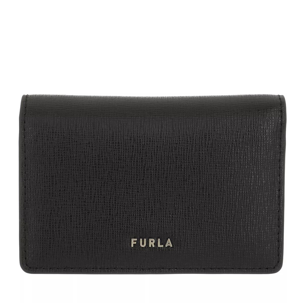 Furla Furla Babylon S Card Case Nero | Flap Wallet