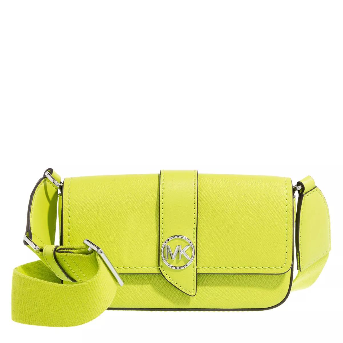 Michael kors yellow discount and white purse