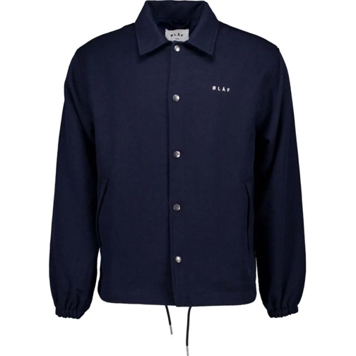 ØLÅF Daunenjacken Coach jacket jackets donkerblauw blau