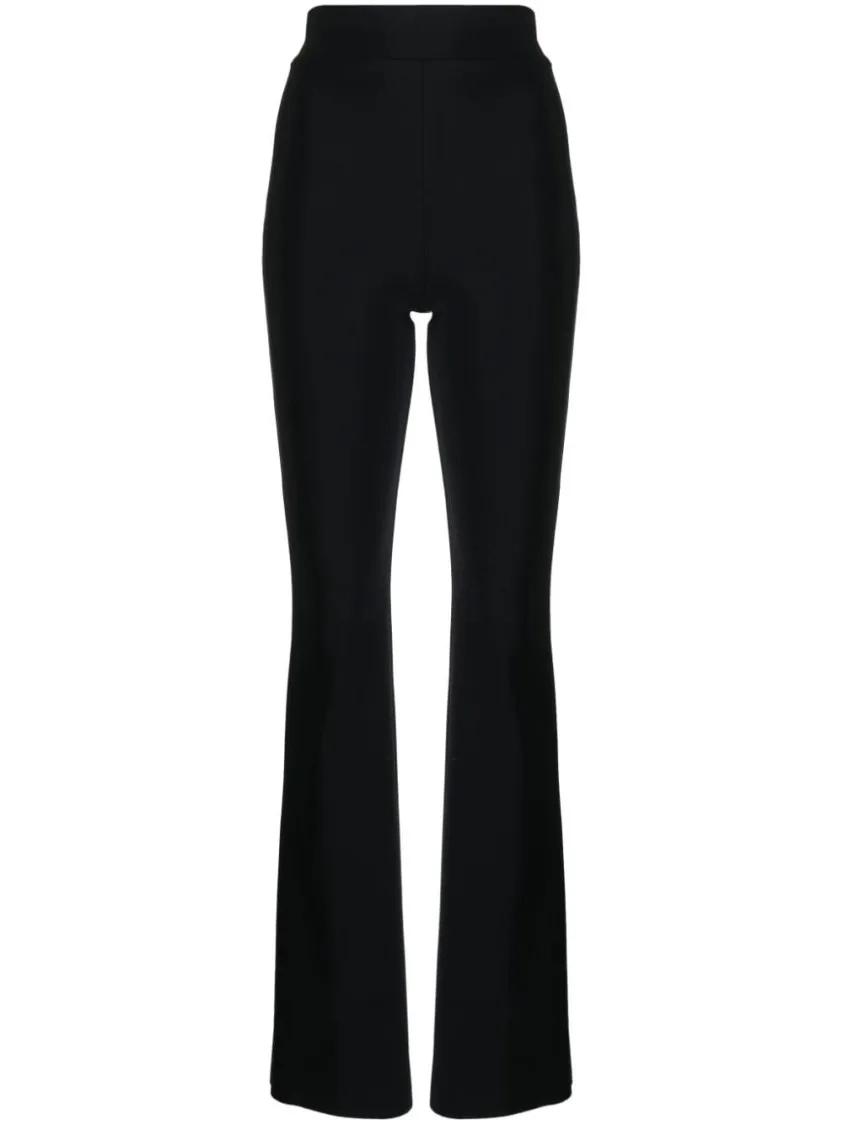 Chiara Boni - Black Flared Trousers - Größe 46 - schwarz