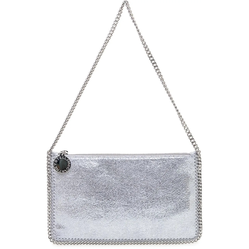 Stella McCartney Clutch Pochette Falabella silber