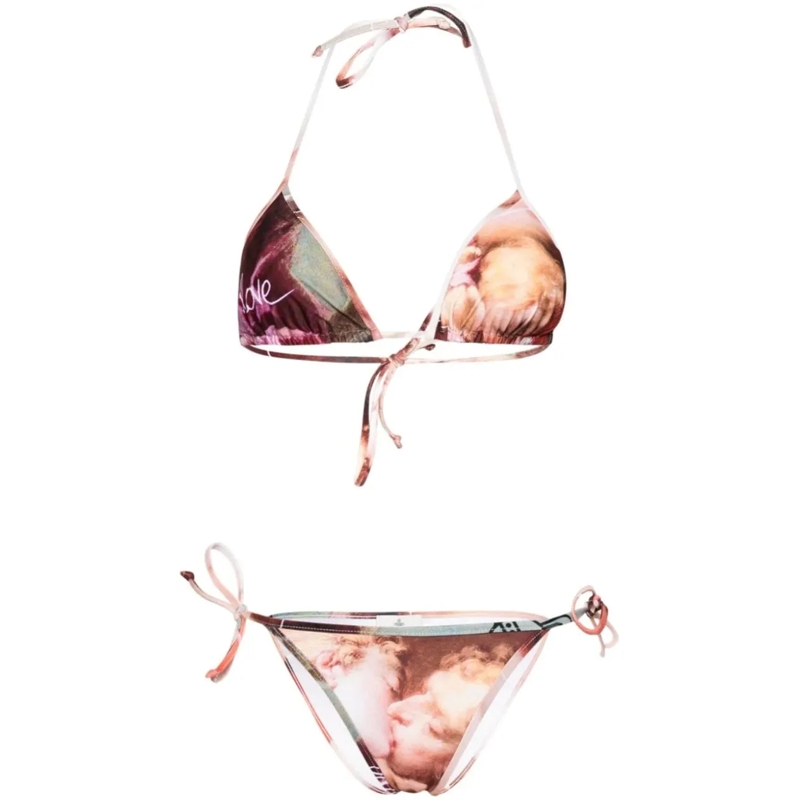 Vivienne Westwood  The Kiss Triangle Bikini Multicolor mehrfarbig