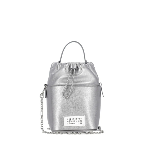 Maison Margiela 5Ac Bucket Bag Silver Sac reporter