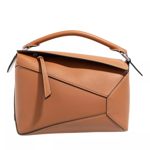 Loewe Puzzle Edge Small Handbag Brown Schultertasche