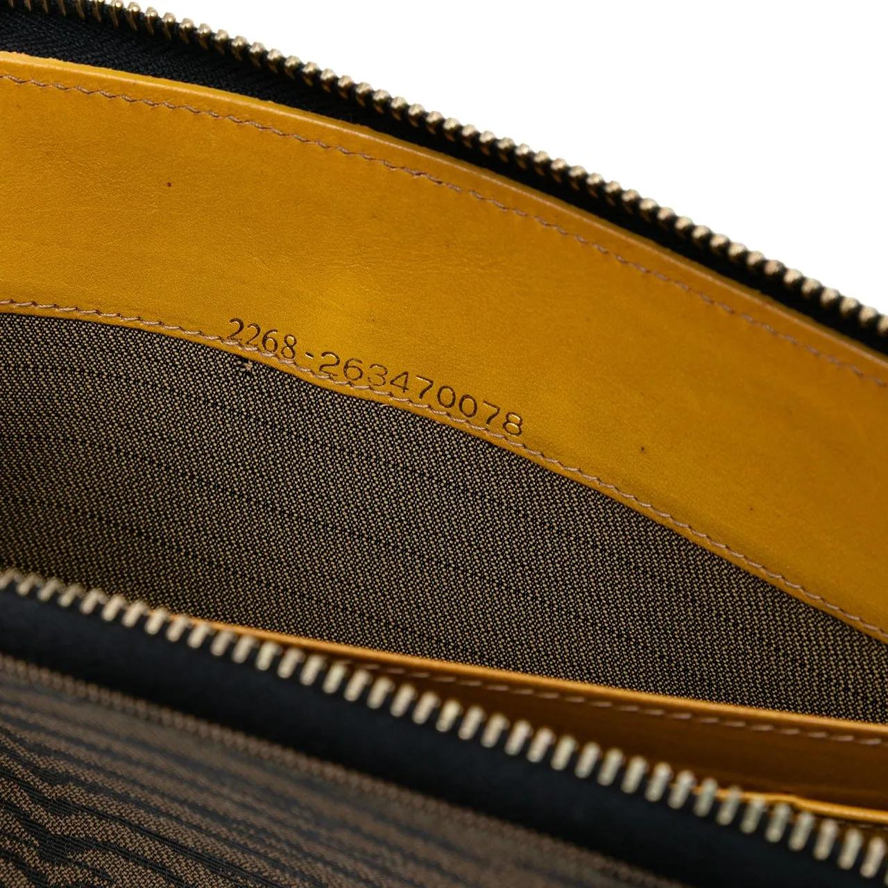 Thumbnail - Fendi Crossbody Bags - Zebra Print Canvas Twins Handbag - Gr. unisize - in Braun - für Damen
