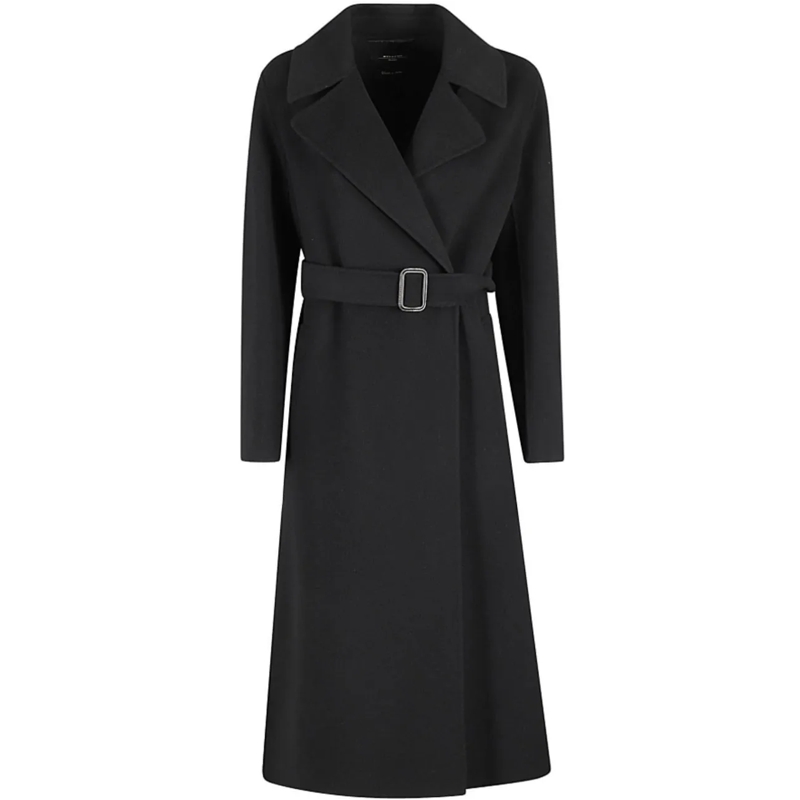Max Mara Veste de transition Coats Black schwarz