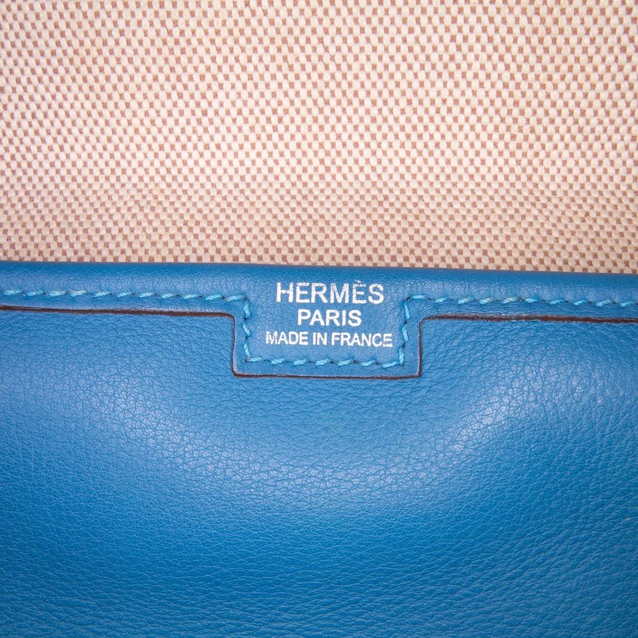 Thumbnail - Hermès Clutches - Swift Jige Elan 29 - Gr. unisize - in Blau - für Damen