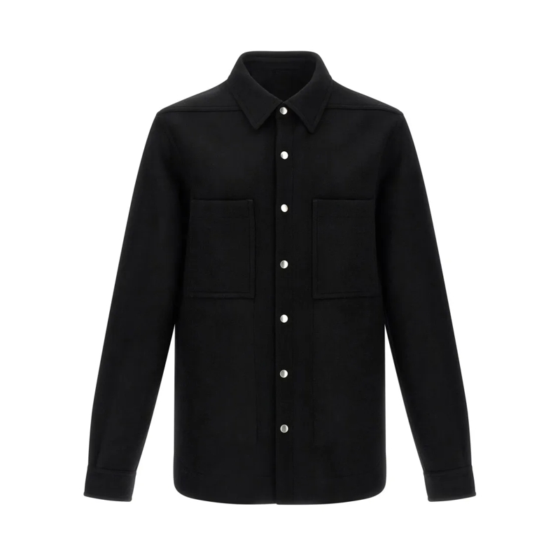 Rick Owens Chemise 'Outershirt' Overshirt Black