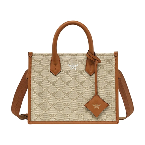 MCM Shopper Himmel Tragetasche in Lauretos beige