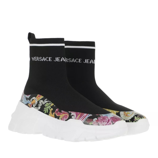 Versace Jeans Couture Linea Fondo Speed Sneaker Black Multicolour Slip-On Sneaker