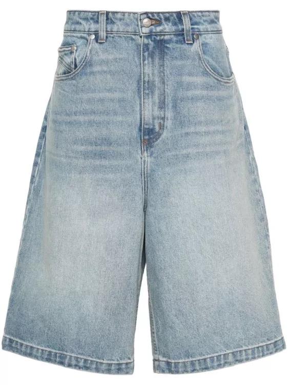 Rhude - Drop-Crotch Denim Shorts - Größe M - blue