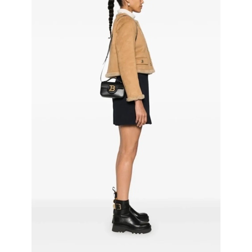 Balmain Mini Bbuzz Shoulder Bag Black Axelremsväska