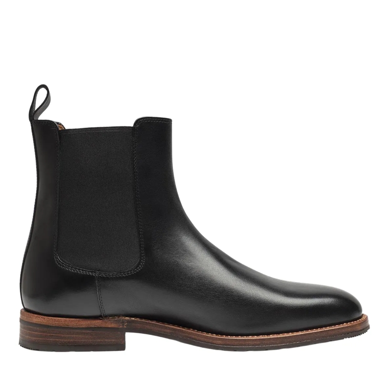 Heinrich Dinkelacker Chelsea-laarzen Chelsea Boots Luzern Plain BC schwarz