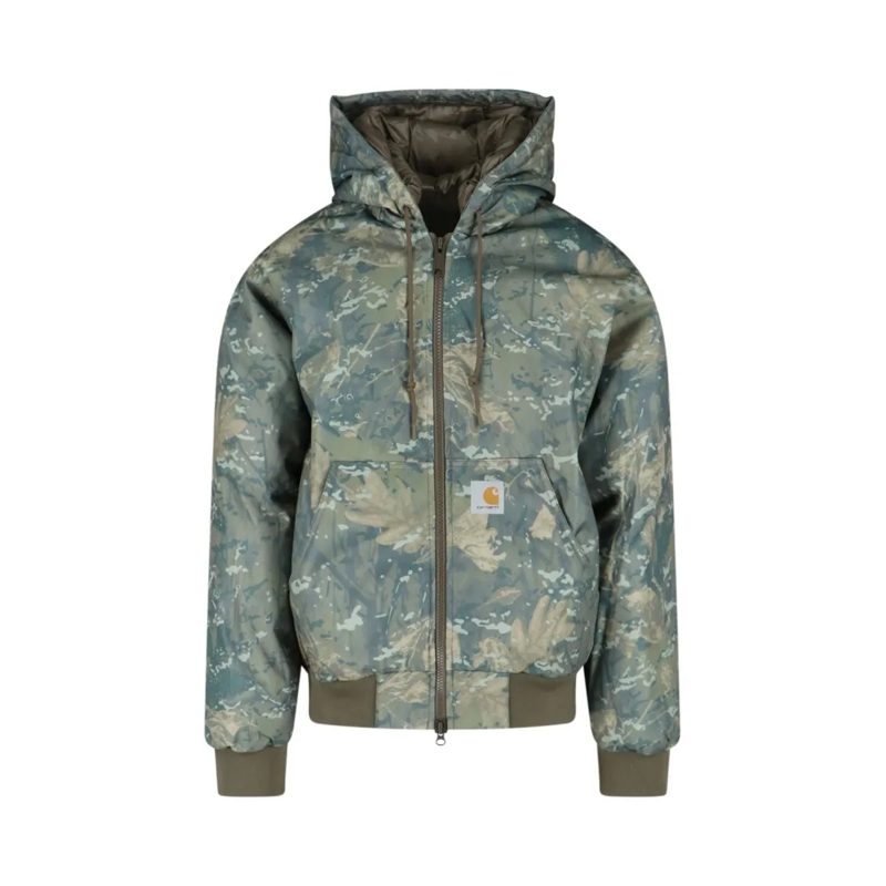 Carhartt Wip  "Og Active" Jacket, In Green Water-Repellent Fabri Green