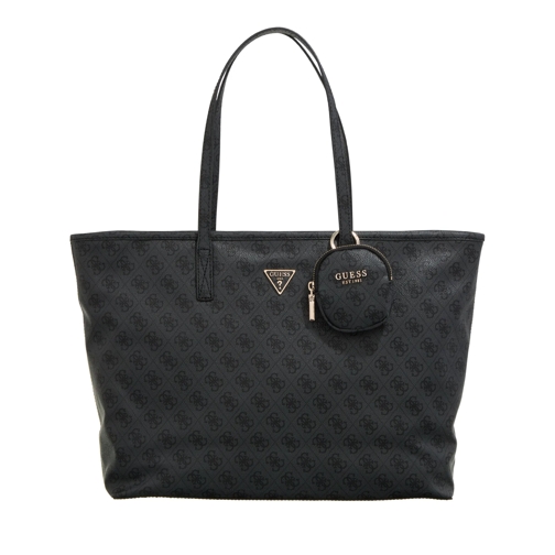 Guess Shopping Bag Power Play Large Tech Tote Coal Logo