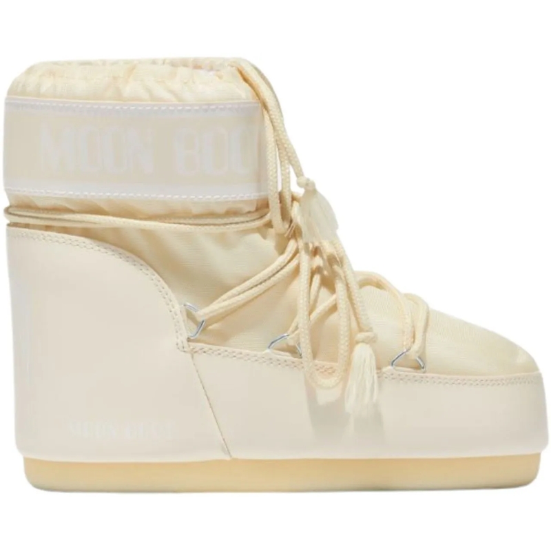 Moonboot Bottes Moon Boot Mb Icon Low Nylon Boots Creme 80d1409340 beige