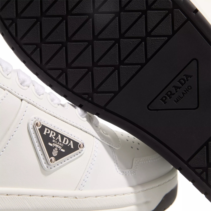 Prada Low-Top-Sneaker Downtown Sneaker F0964 bianco/nero(Image 3)