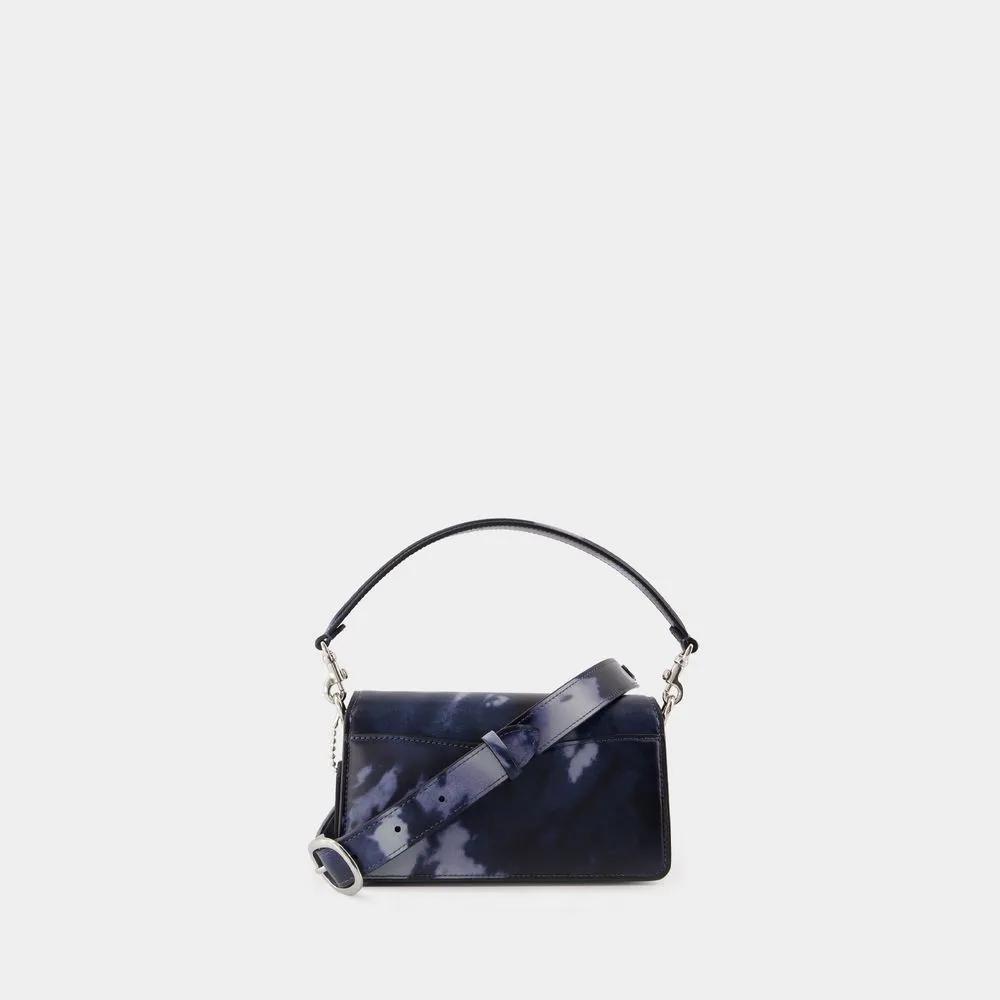 Coach Shoppers Tabby 20 Shoulder Bag Leather Midnight Navy in blauw