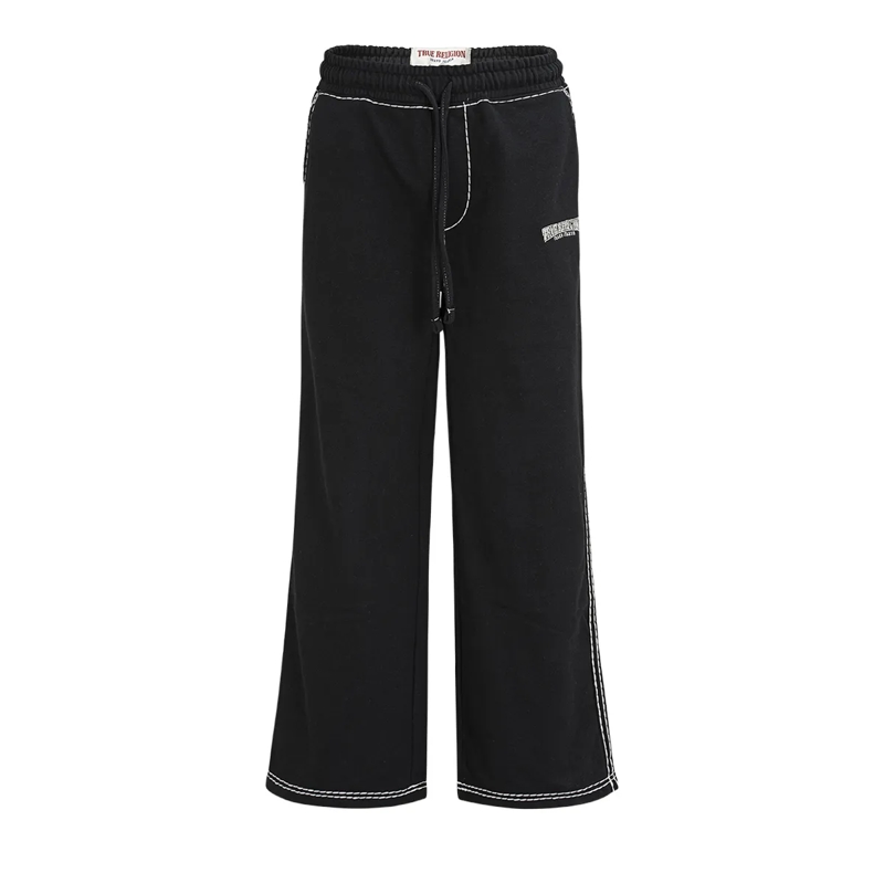 True Religion Hose Jogginghose TAPED SUPER T schwarz